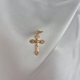 Ticības simbols – elegants krustiņš no medicīniskā zelta